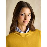 Thumbnail 4 of Joules Women's Alexandra Blanket Stitch Jumper - Yellow