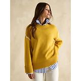 Thumbnail 3 of Joules Women's Alexandra Blanket Stitch Jumper - Yellow