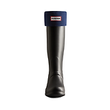 Thumbnail 3 of Hunter Recycled Fleece Cuff Tall Boot Socks - Navy