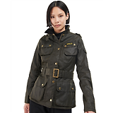 Thumbnail 3 of Barbour International Women's International Wax Jacket - Olive