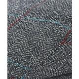 Thumbnail 4 of Barbour Men's Crieff Flat Cap - Charcoal/Red/Blue