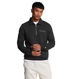 Thumbnail 1 of Lyle & Scott Men's Embroidered Collared 1/4 Zip Jumper - Jet Black/ White