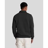 Thumbnail 2 of Lyle & Scott Men's Embroidered Collared 1/4 Zip Jumper - Jet Black/ White