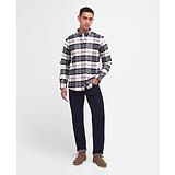 Thumbnail 4 of Barbour Men's Ronan Tailored Fit Check Shirt - Ecru