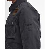 Thumbnail 4 of Barbour International Men's Steve McQueen Workers Wax Jacket - Charcoal