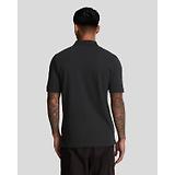 Thumbnail 2 of Lyle & Scott Men's Embroidered Polo Shirt - Jet Black/ White